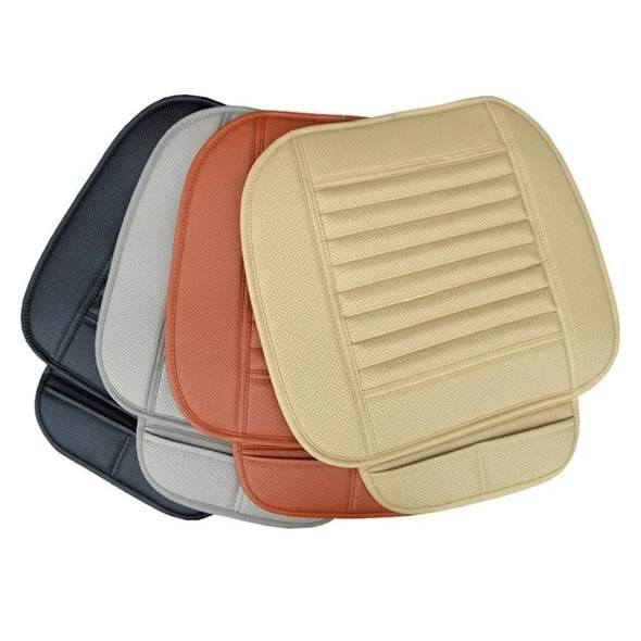 Stornfield | Leather Bamboo Charcoal Car Seat Cushion-Absorbing odor(Four Seasons Universal)