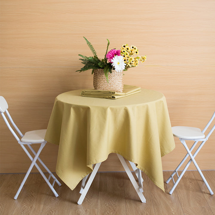 Woven Boho table runner with fringes and abstract watercolor pattern Stornfield