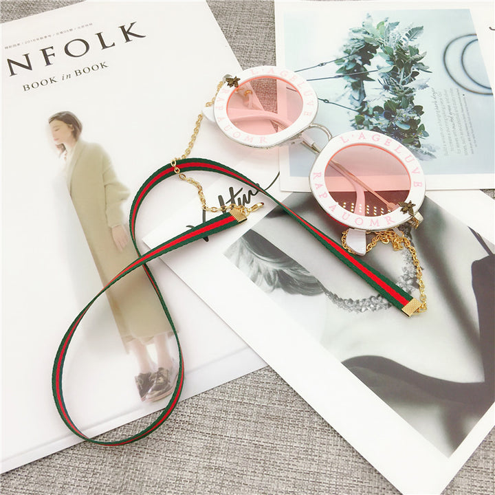 Stylish Eyewear Chain with Dual Color Stripes Stornfield