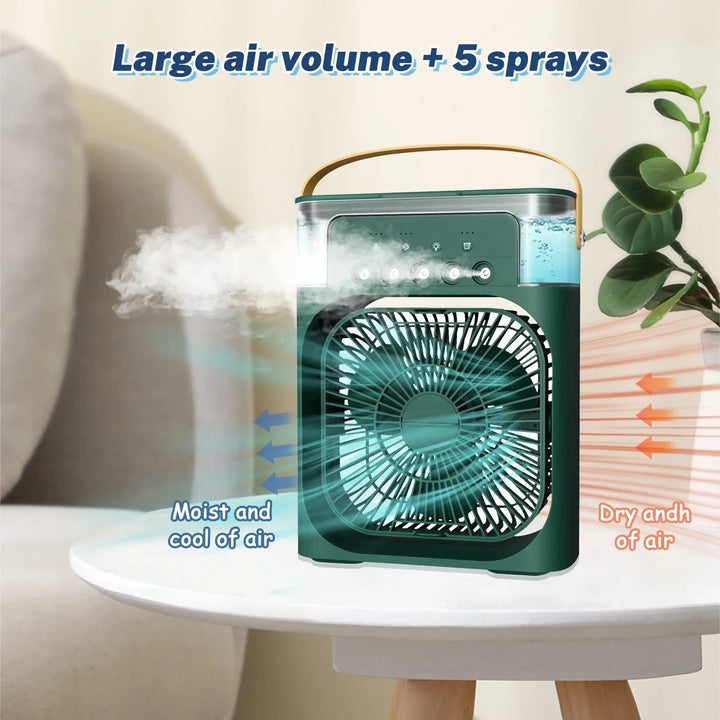 3-in-1 Portable Air Cooler with Humidifier and LED Night Lights | Stornfield
