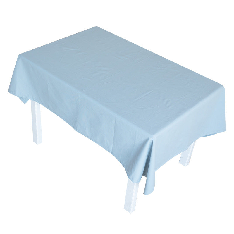Woven Boho table runner with fringes and abstract watercolor pattern Stornfield