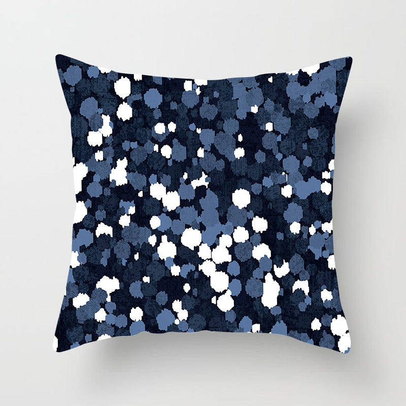 Square Mandala Decorative Pillow Cover with Hidden Zipper