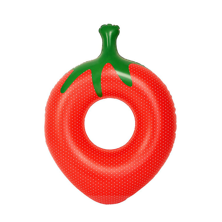 Unisex Inflatable Strawberry Swimming Ring Stornfield