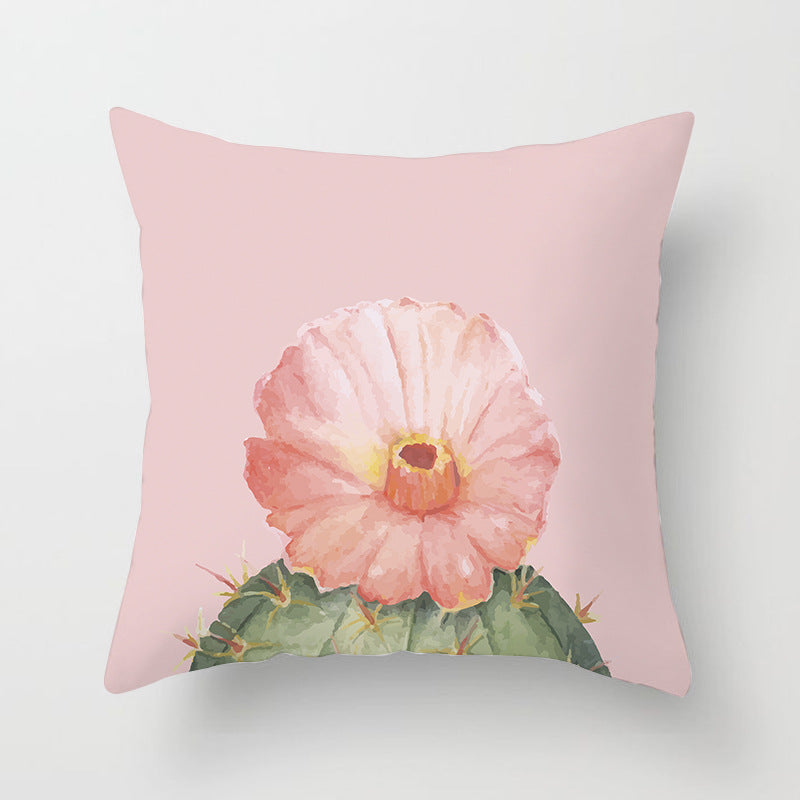 Tropical Pineapple and Banana Pattern Decorative Throw Pillow Cover