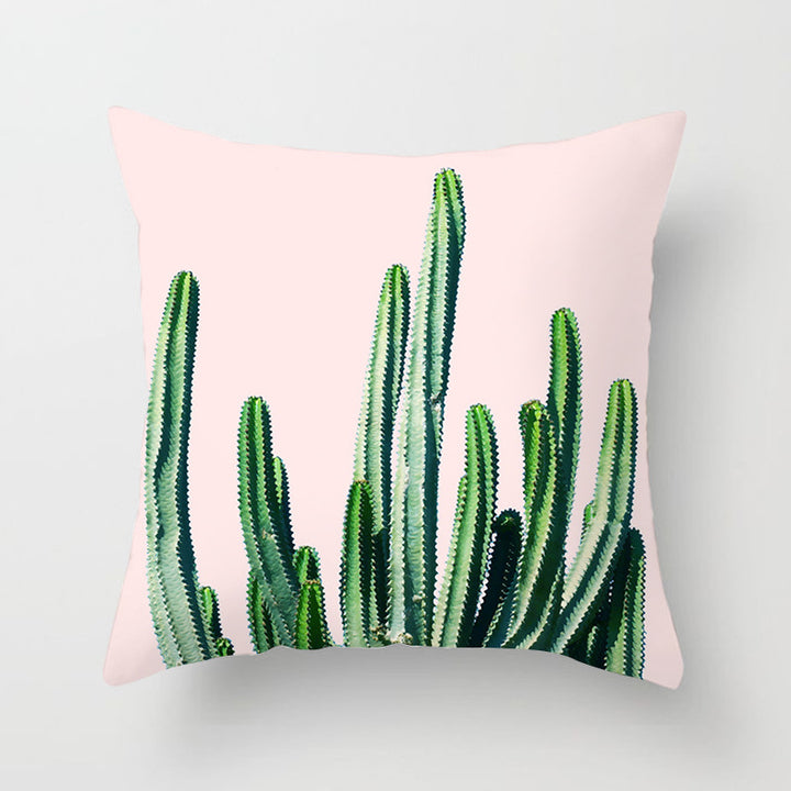 Decorative Tropical Banana Leaf Throw Pillow Cover