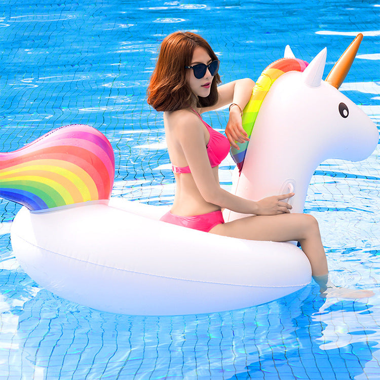 Women inflatable unicorn swim ring Stornfield