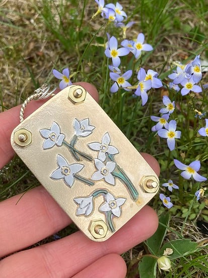 Stornfield | Mini Flower Press | Compact Botanical Keepsake Maker | Portable Craft Tool