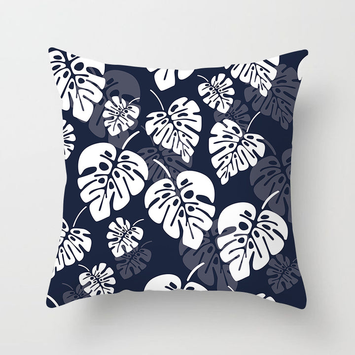 Square Mandala Decorative Pillow Cover with Hidden Zipper