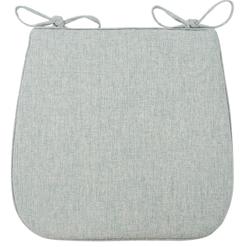 Padded chair cushion with ties and breathable linen mix Stornfield