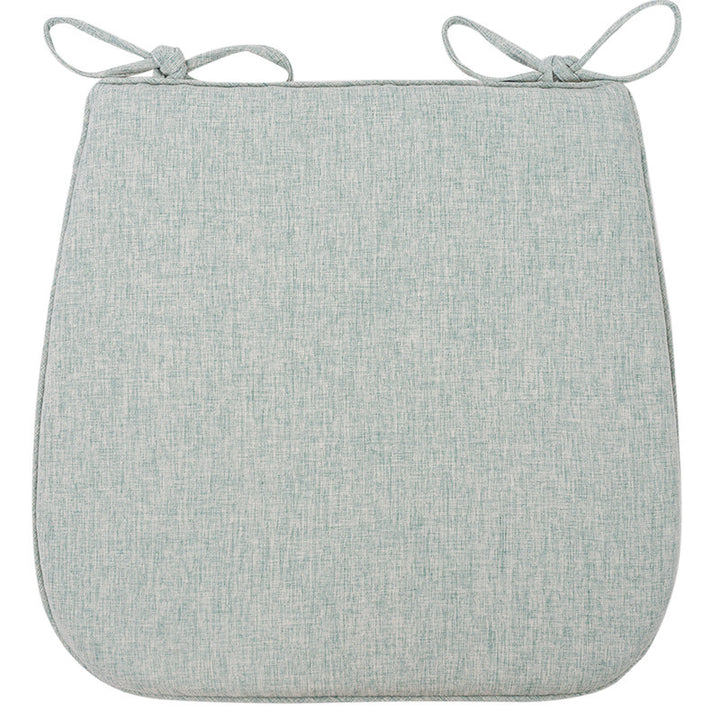 Padded chair cushion with ties and breathable linen mix Stornfield