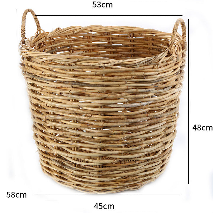 Unisex storage basket made of handwoven material Stornfield