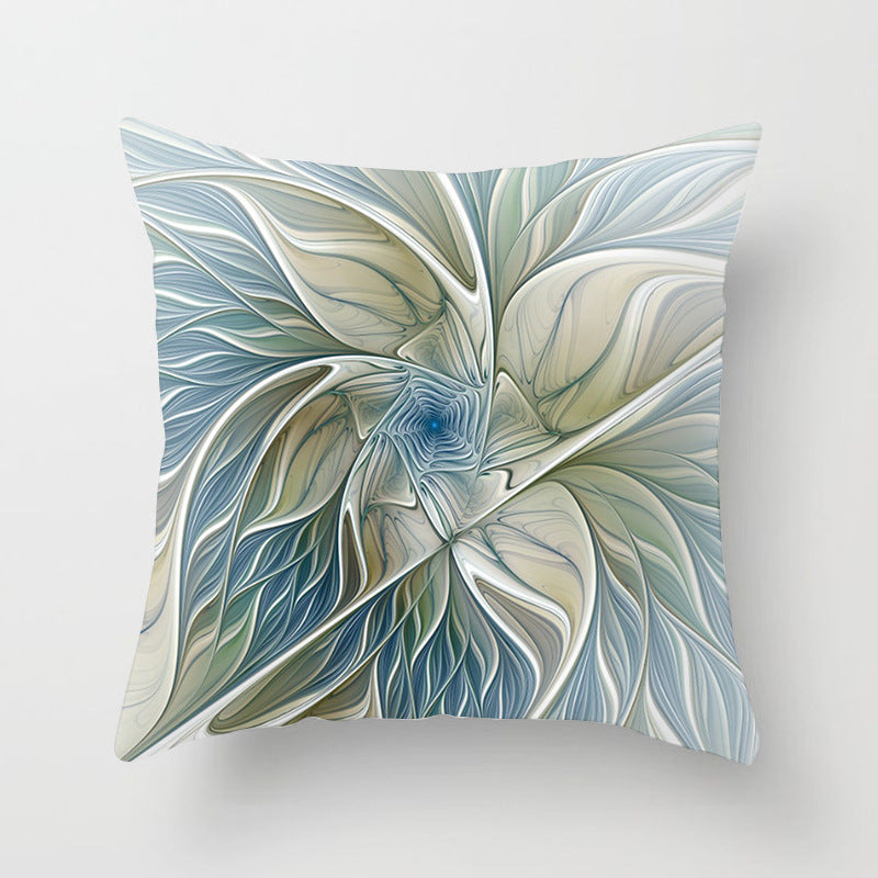 Decorative Tropical Banana Leaf Throw Pillow Cover