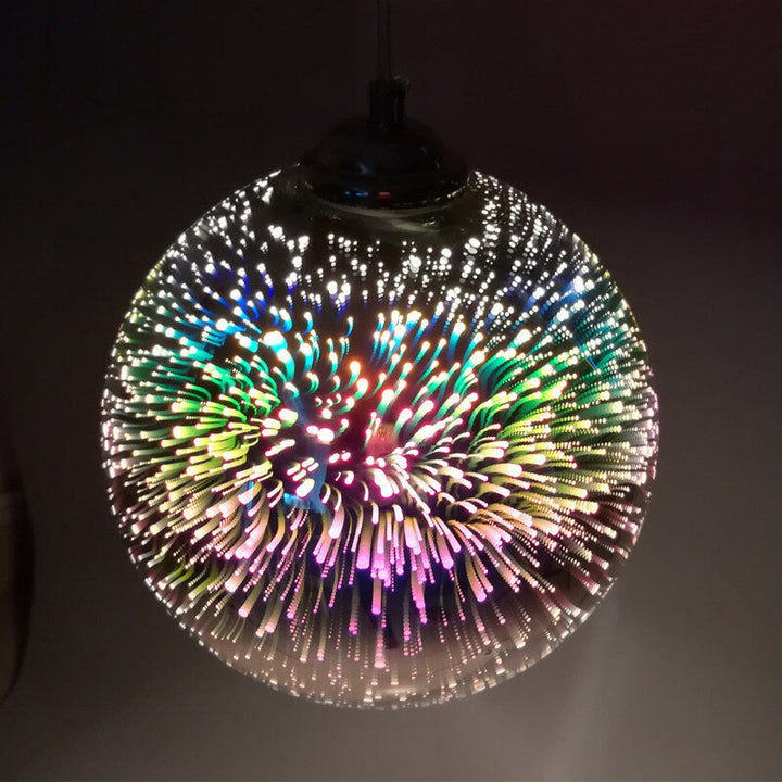 Stornfield | Creative Modern 3D Firework Color Glass Single Light Dome Pendant