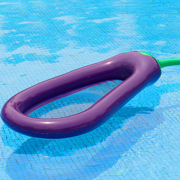Women's inflatable comfort lounger in eggplant design Stornfield