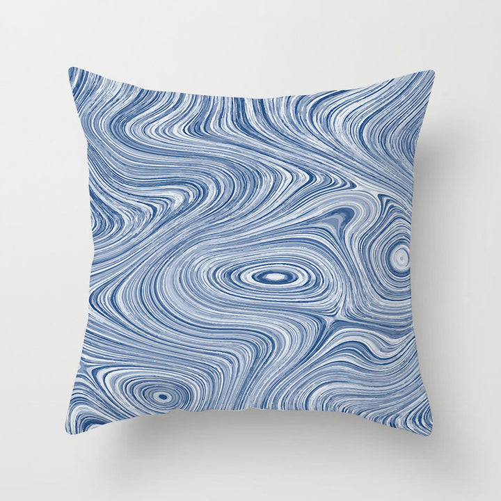 Square Mandala Decorative Pillow Cover with Hidden Zipper