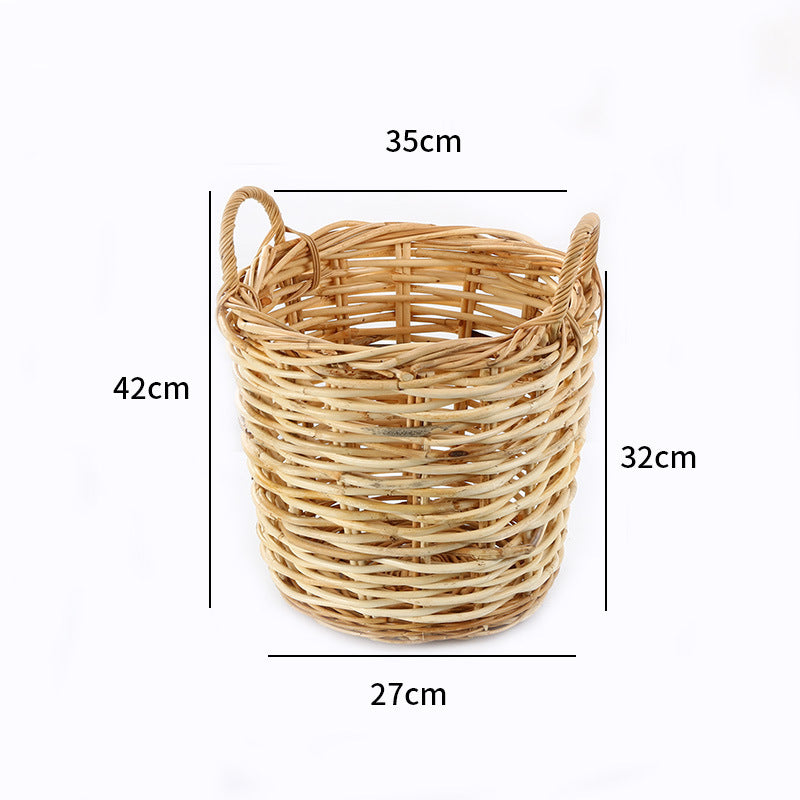 Unisex storage basket made of handwoven material Stornfield