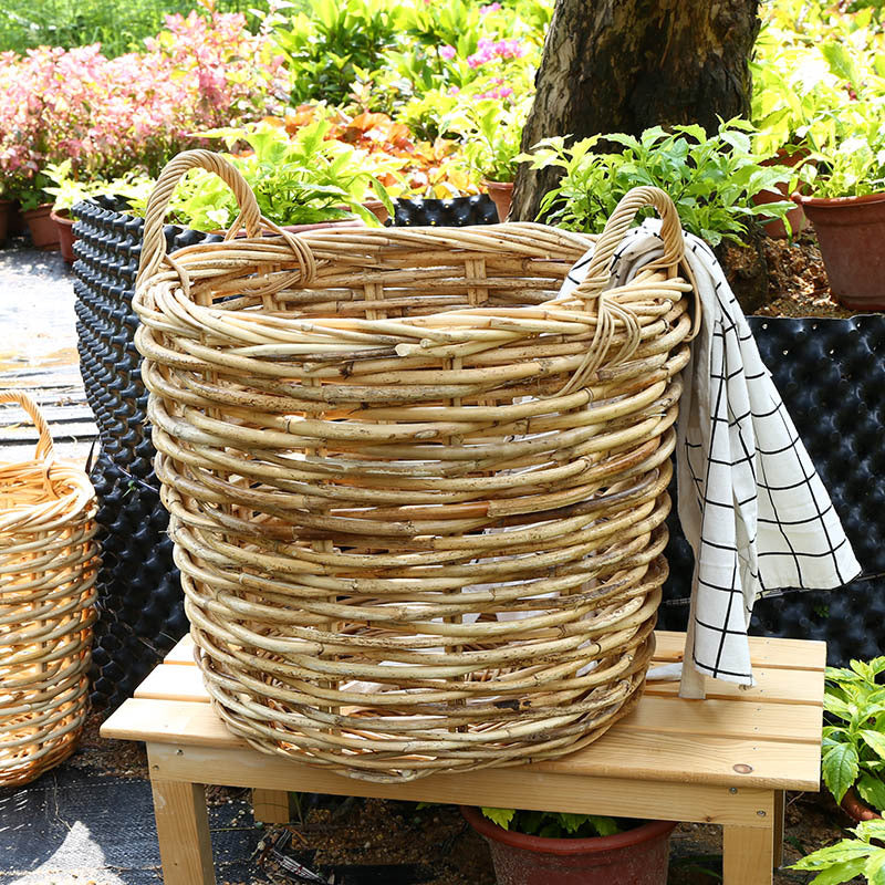 Unisex storage basket made of handwoven material Stornfield
