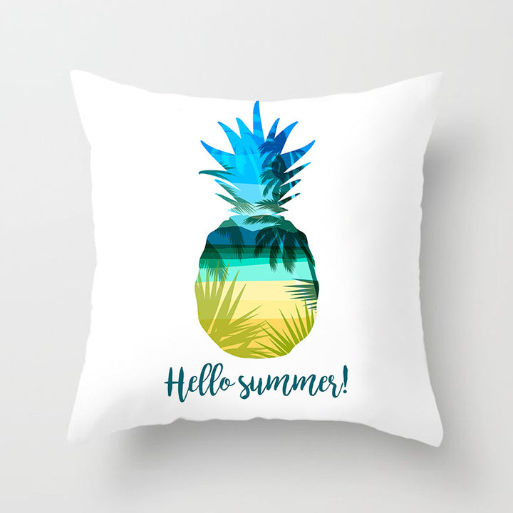 Decorative Tropical Banana Leaf Throw Pillow Cover