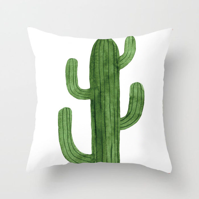 Tropical Pineapple and Banana Pattern Decorative Throw Pillow Cover