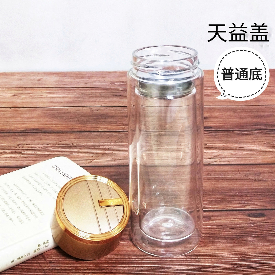 Women High-Quality Tea Glass Bottle with Integrated Stainless Steel Strainer Stornfield