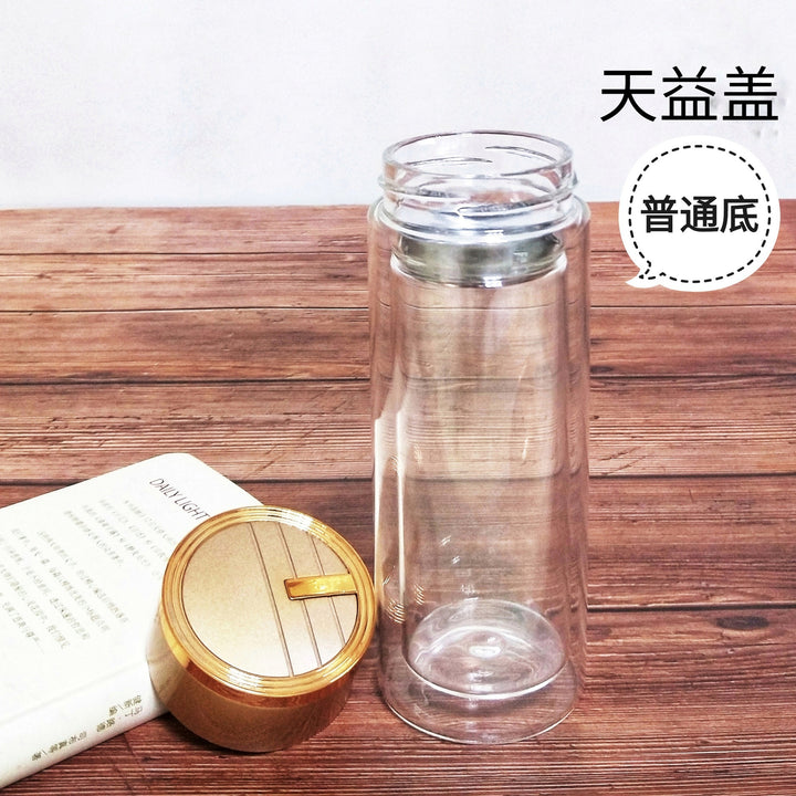 Women High-Quality Tea Glass Bottle with Integrated Stainless Steel Strainer Stornfield