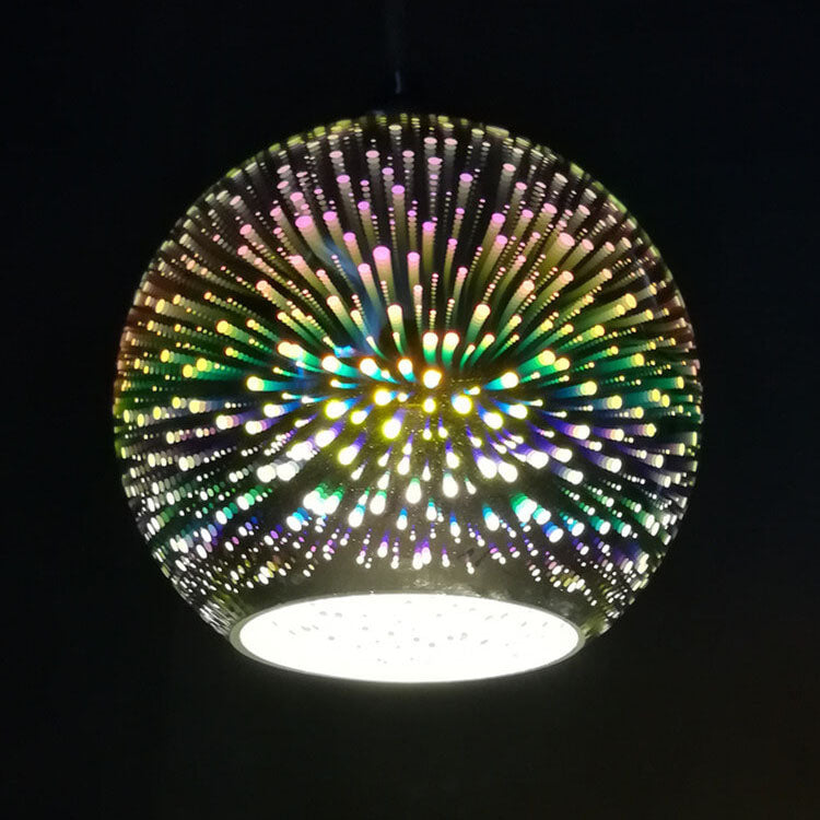 Stornfield | Creative Modern 3D Firework Color Glass Single Light Dome Pendant