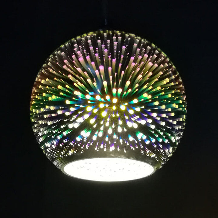 Stornfield | Creative Modern 3D Firework Color Glass Single Light Dome Pendant