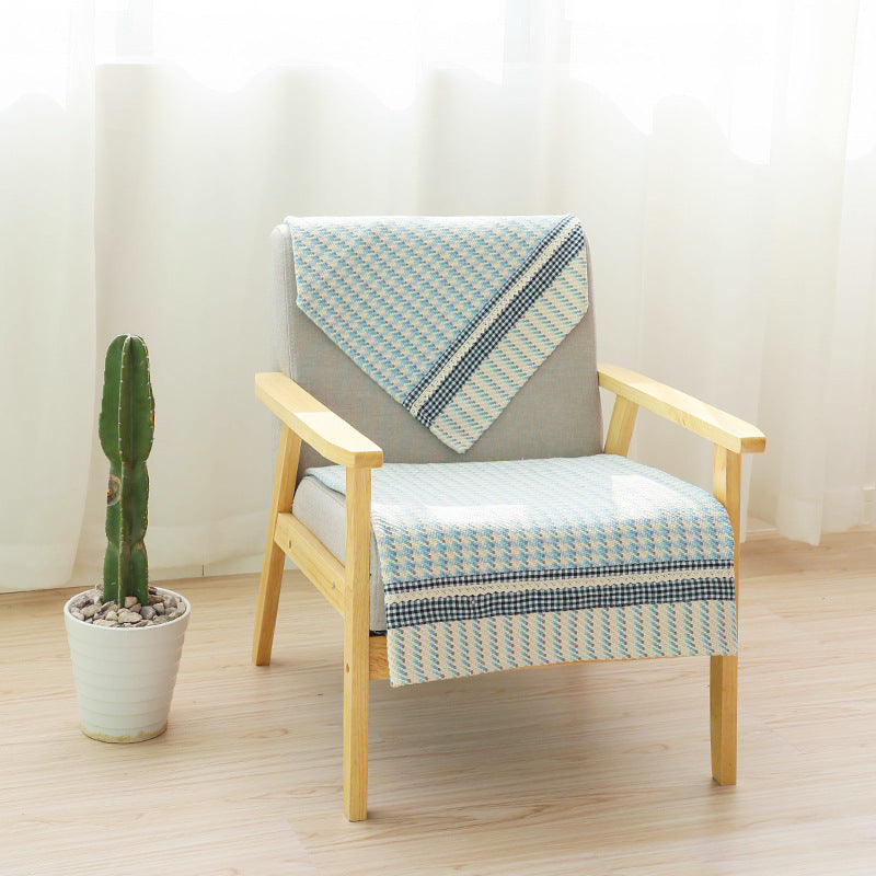 Sofa cushion set for 3-seater with non-slip underside and decorative stitching Stornfield
