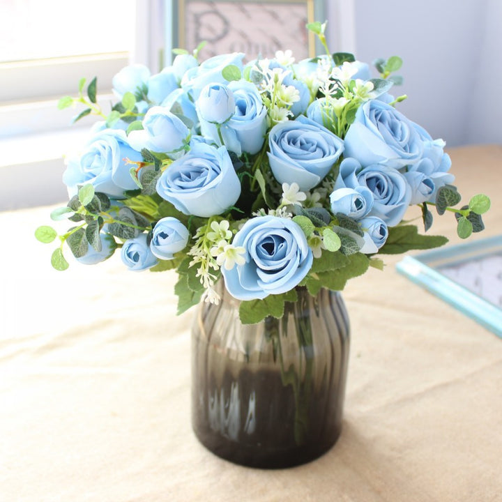 Realistic Silk Flower Bouquet