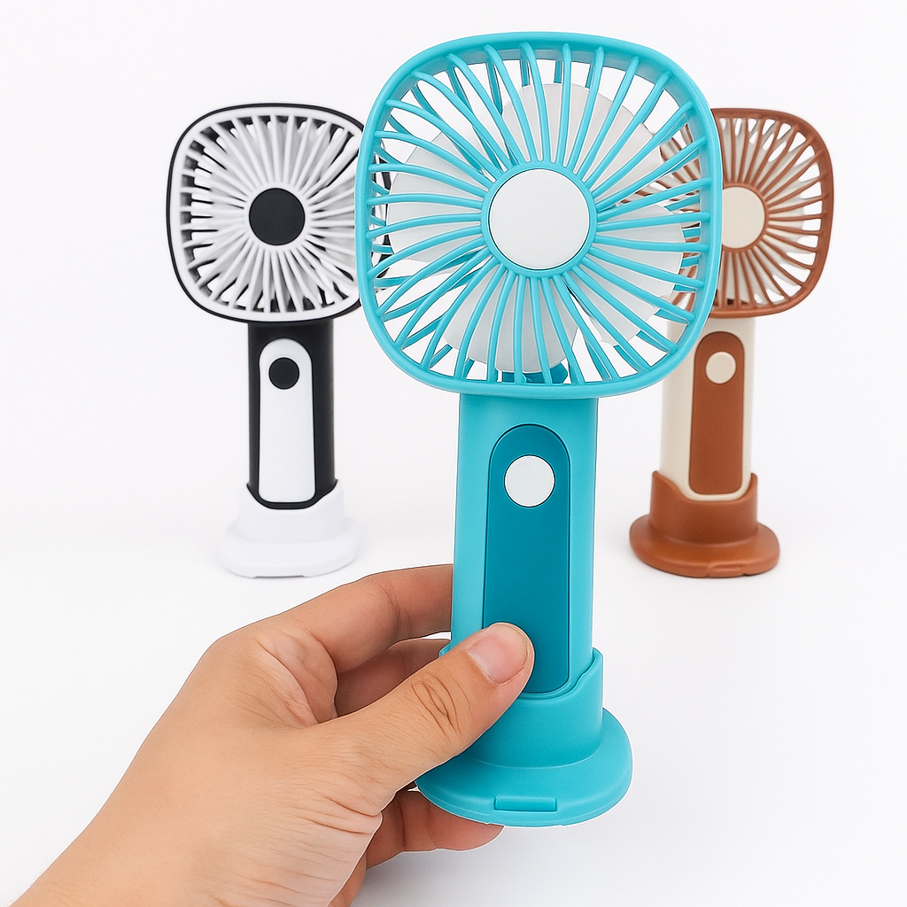 Mini Handheld Fan – 3-Speed USB Rechargeable | Stornfield
