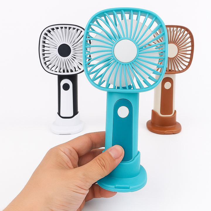 Mini Handheld Fan – 3-Speed USB Rechargeable | Stornfield