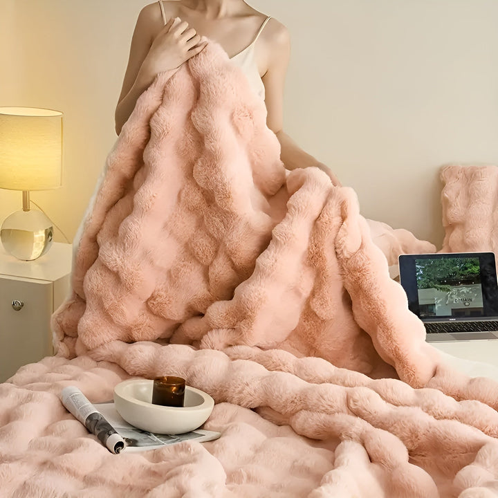 Fleece and fleece Stornfieldanket – Extra soft & warm | Perfect for sofa and bedroom | Stornfield