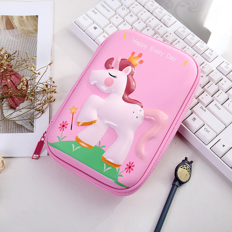 Cute Unicorn Themed Pencil Organizer