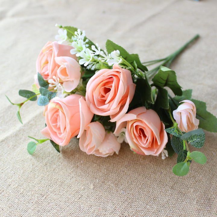 Realistic Silk Flower Bouquet