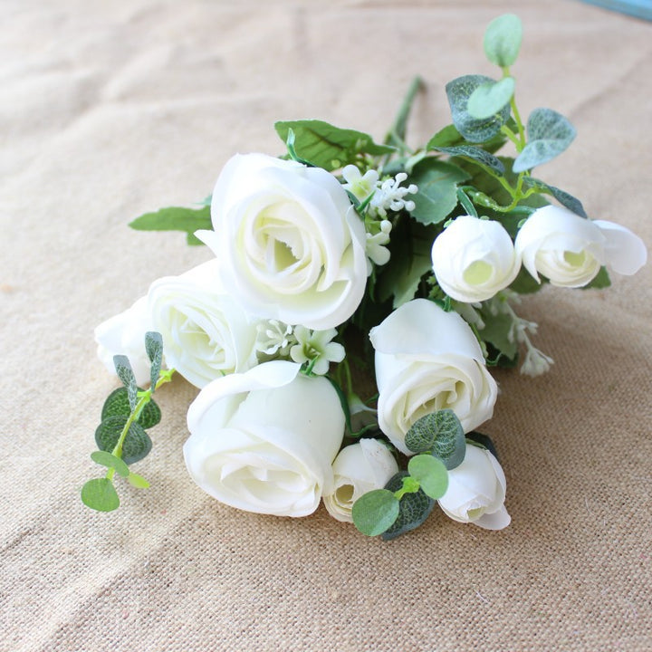 Realistic Silk Flower Bouquet