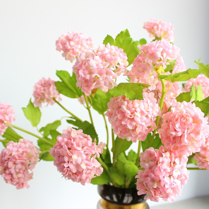 Lifelike Hydrangea Stem