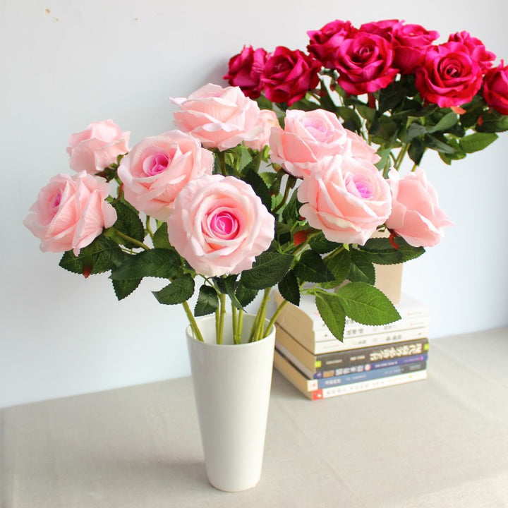 Realistic Silk Rose Stem
