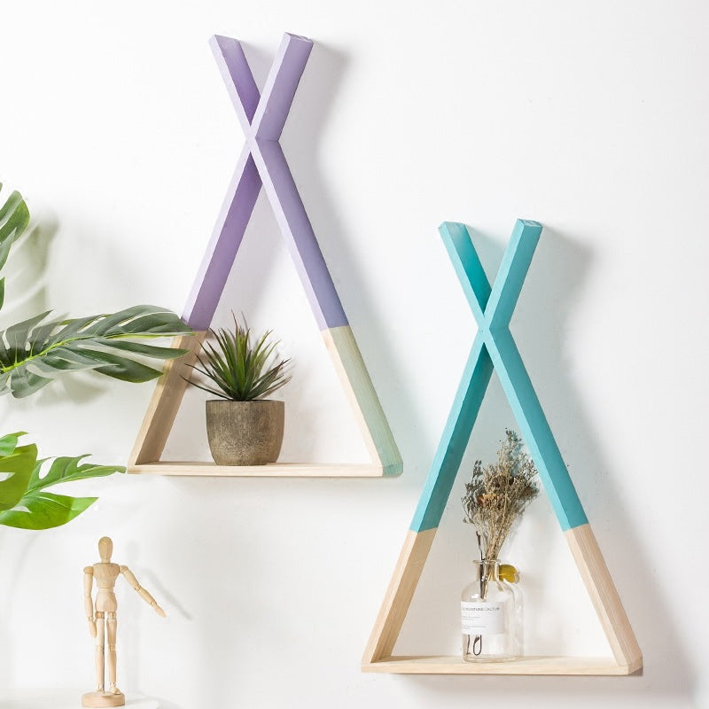 Decorative Triangle Wall Shelves