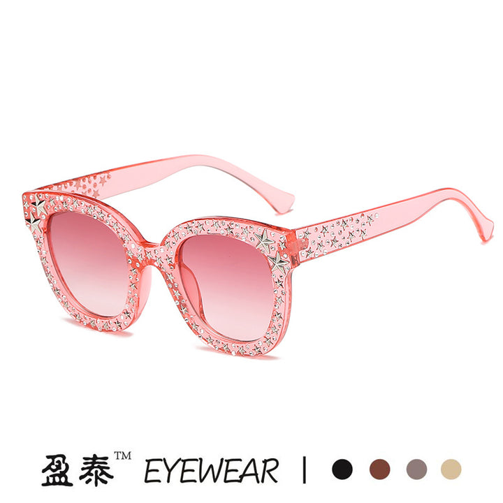 Ladies extravagant Cat-Eye sunglasses with dazzling rhinestone embellishments Stornfield