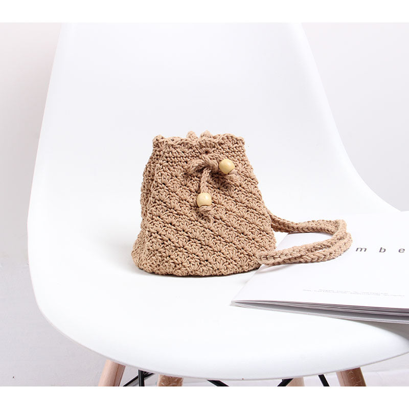 Hand-knotted Shoulder Bag in Modern Boho Style Stornfield