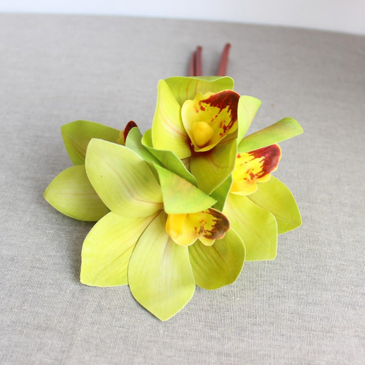 Realistic Orchid Flower Bouquet