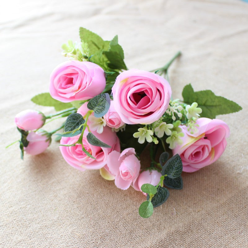 Realistic Silk Flower Bouquet