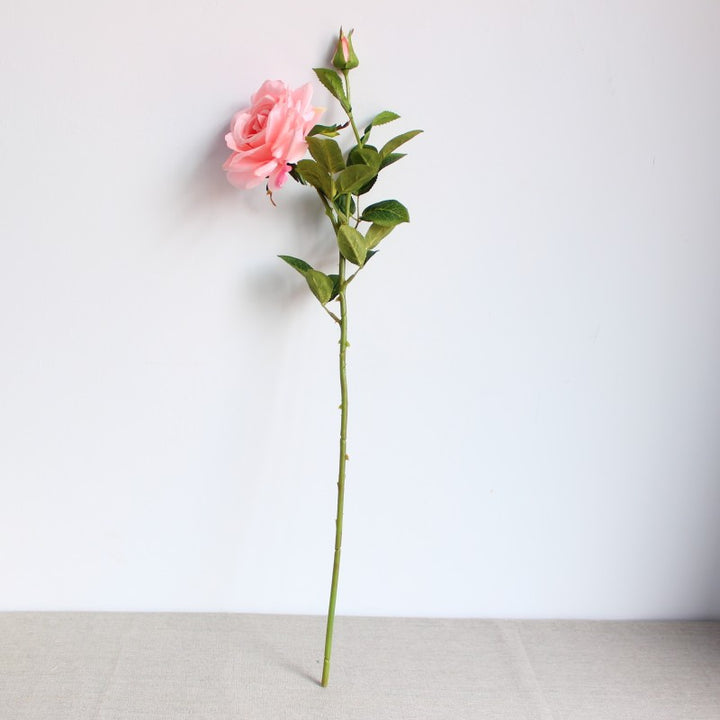 Realistic Floral Stem Rose