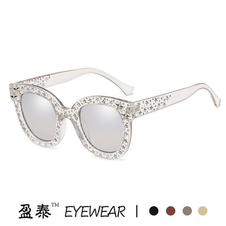 Ladies extravagant Cat-Eye sunglasses with dazzling rhinestone embellishments Stornfield