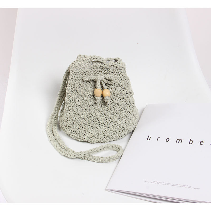 Hand-knotted Shoulder Bag in Modern Boho Style Stornfield
