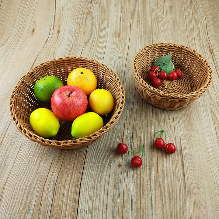 Natural Woven Serving Bowl Set Stornfield