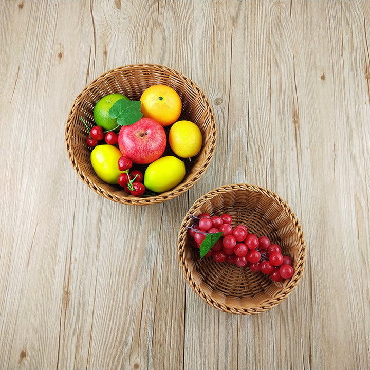 Natural Woven Serving Bowl Set Stornfield