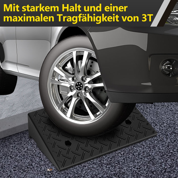2 Piece Curb Ramp Rubber Access Ramp 3T | Stornfield