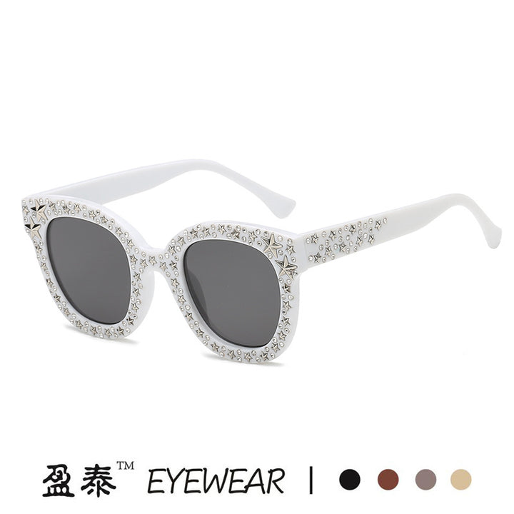 Ladies extravagant Cat-Eye sunglasses with dazzling rhinestone embellishments Stornfield