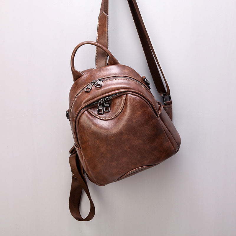 Chic Leather Backpack